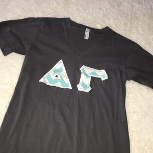 Delta Gamma stitched letter shirt